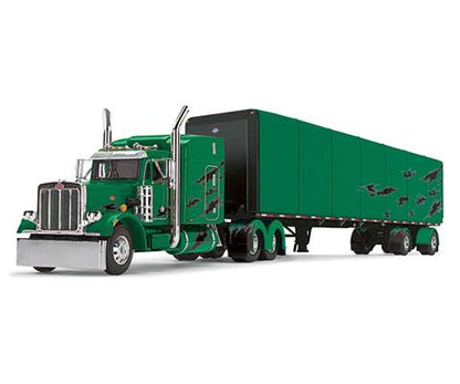 1:64 DCP Peterbilt 359 63" midroof sleeper with utility roll tarp spread