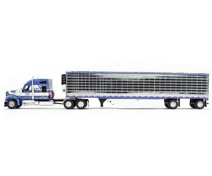1:64 DCP Kenworth W990 Mid Roof Sleeper with Utility Reefer Spread-Axle Trailer, W.D. Potato Limited