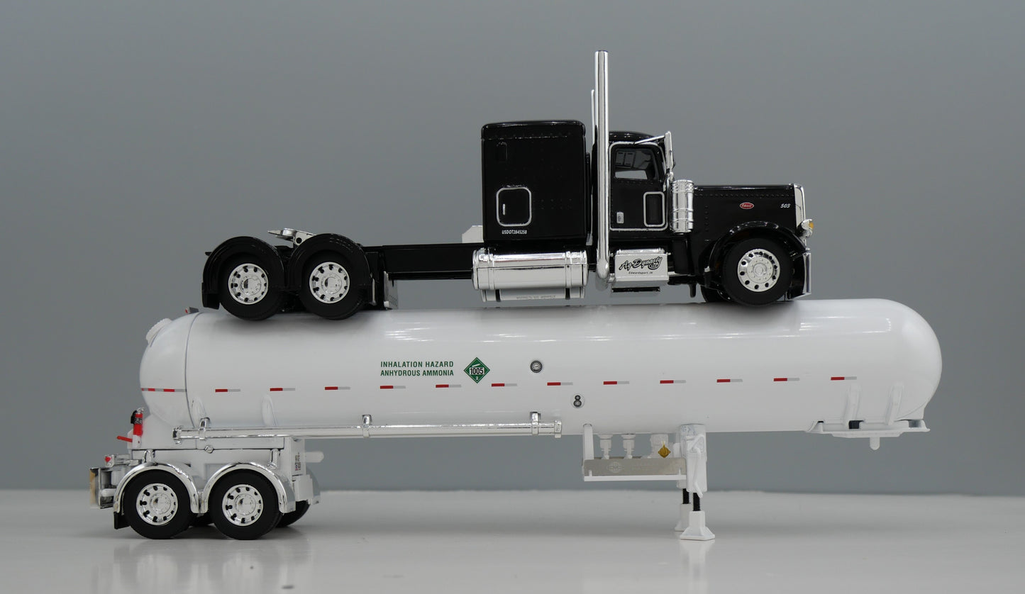 1:64 DCP Ag Dynasty #3 Peterbilt 389 63" w/ Anhydrous bottle and custom box