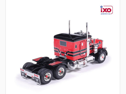 1:64 IXO 1973 Peterbilt 359 - Red and Black