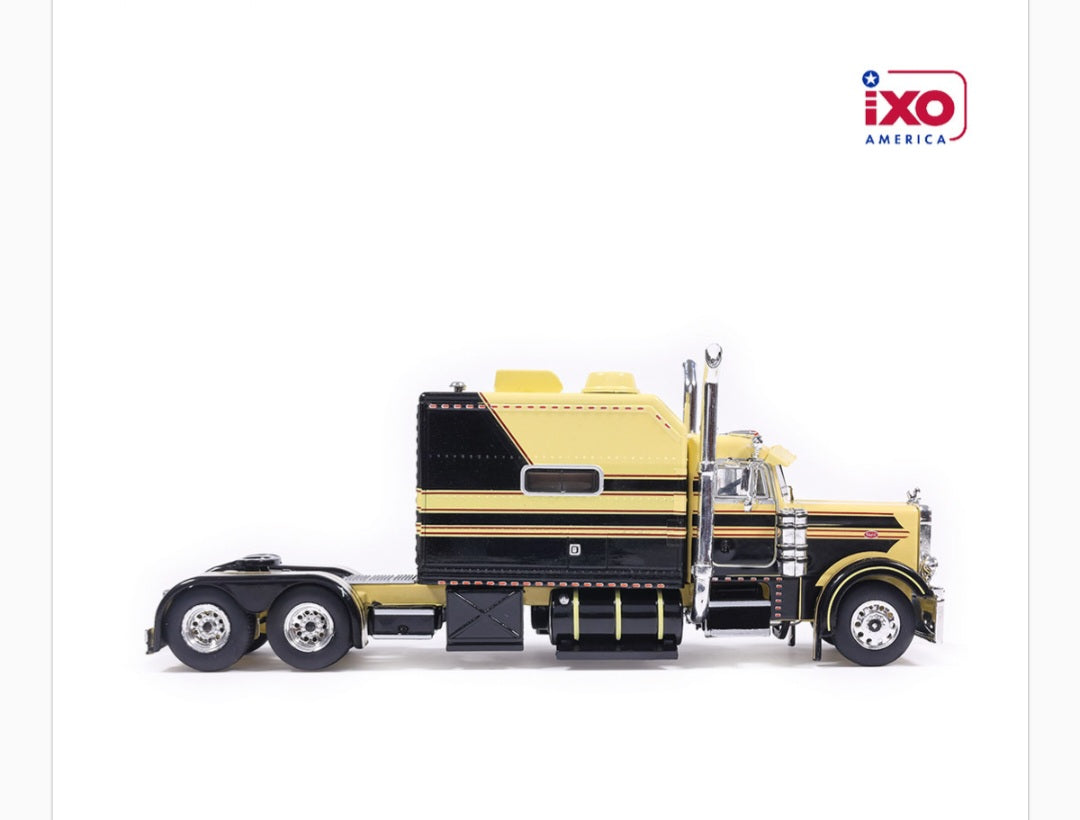 1:64 IXO 2002 Peterbilt 379 Big Bunk - Yellow and Black