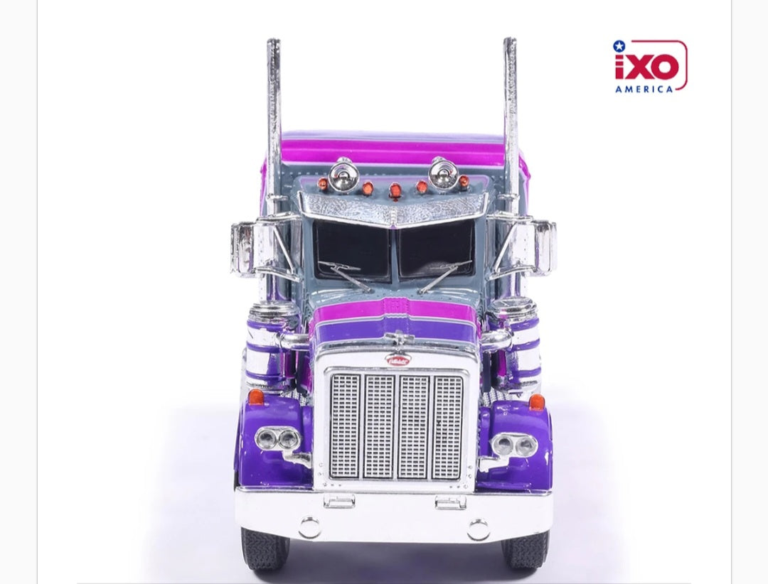 1:64 1973 Peterbilt 359 - Gray and Purple