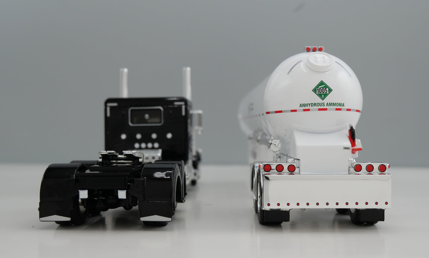 1:64 DCP Ag Dynasty #3 Peterbilt 389 63" w/ Anhydrous bottle and custom box
