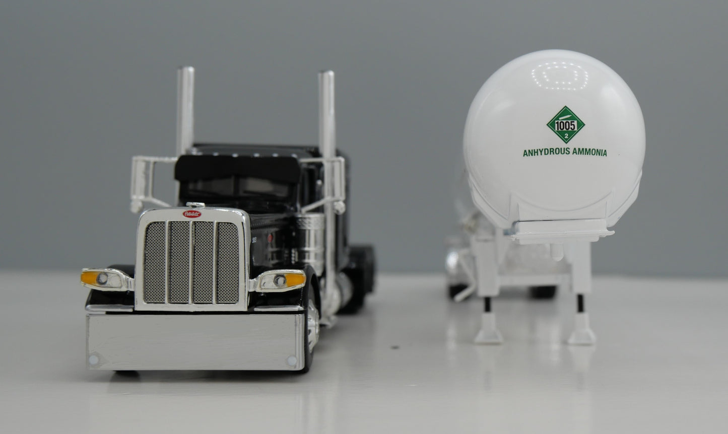1:64 DCP Ag Dynasty #3 Peterbilt 389 63" w/ Anhydrous bottle and custom box