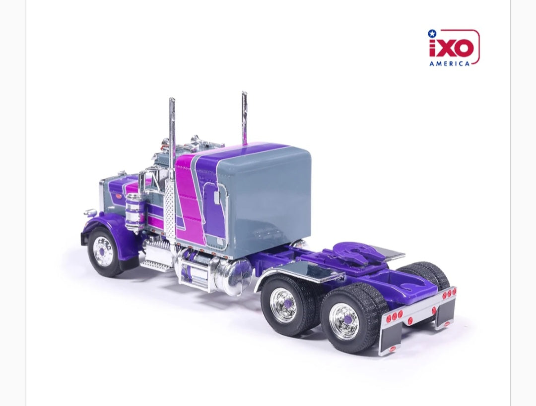 1:64 1973 Peterbilt 359 - Gray and Purple