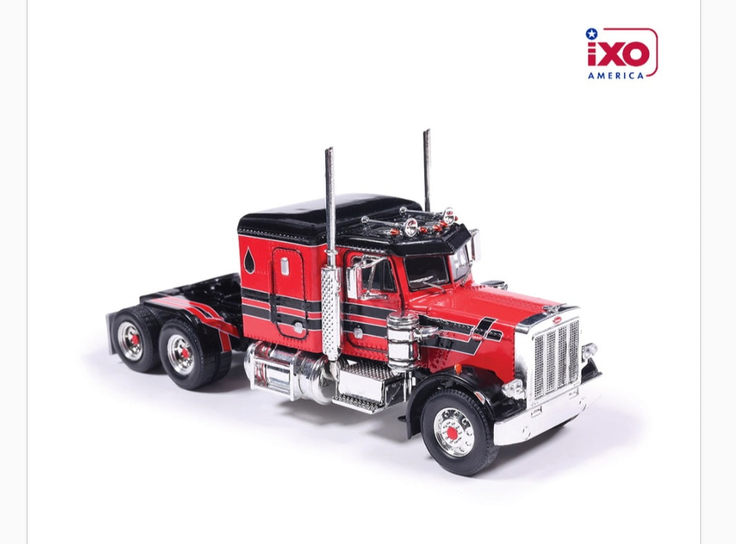 1:64 IXO 1973 Peterbilt 359 - Red and Black