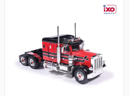 1:64 IXO 1973 Peterbilt 359 - Red and Black
