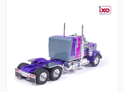 1:64 1973 Peterbilt 359 - Gray and Purple