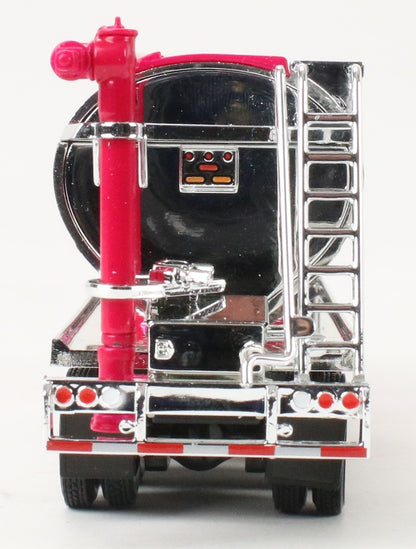 1:64 DCP Squealer Farms Pink Pete 389 day cab with triple axle Ledwell bulk feed body