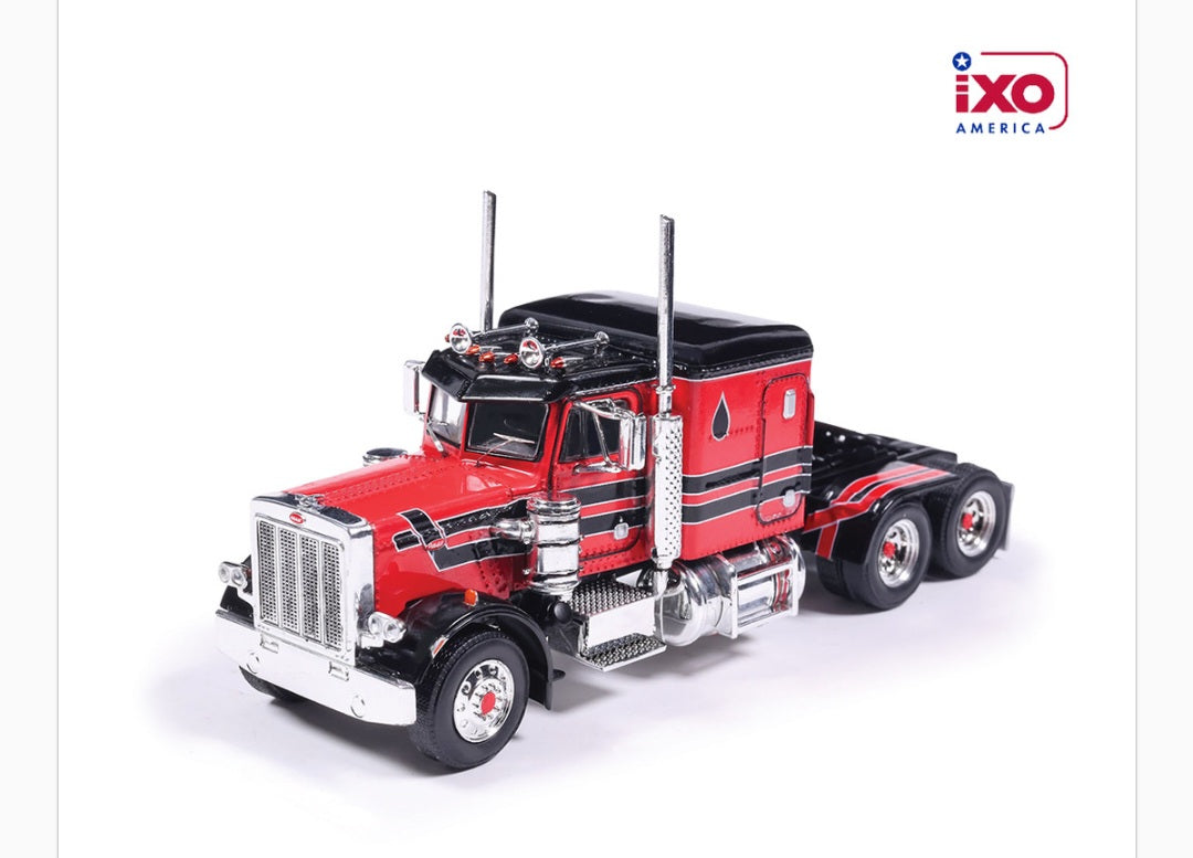 1:64 IXO 1973 Peterbilt 359 - Red and Black