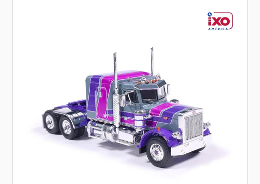1:64 1973 Peterbilt 359 - Gray and Purple