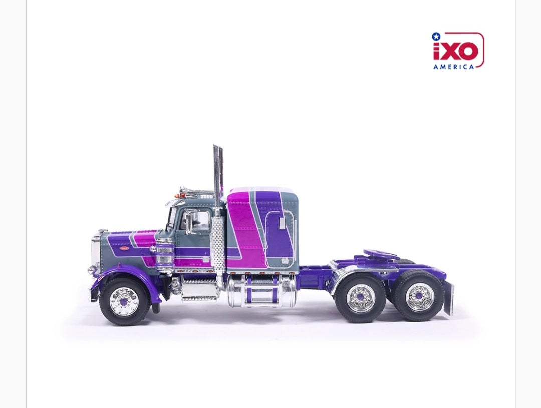 1:64 1973 Peterbilt 359 - Gray and Purple