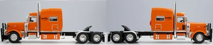 1:64 DCP Tri State Commodities Peterbilt 389 pulling a Chrome 43 foot high side Wilson Grain Trailer