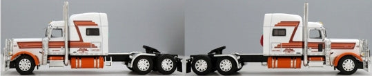 1:64 DCP Tri State Commodities Peterbilt 389 pulling a 43 foot high side Wilson Grain Trailer